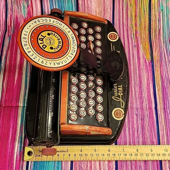 Antique Toy Louis Marx Junior Dial Typewriter - Picture 11 of 11